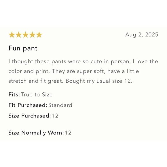 NWT Size 26 -The Colette Magic Fabric Crop Wide-Leg Pants by Maeve (NWT US$ 130) - Picture 16 of 16